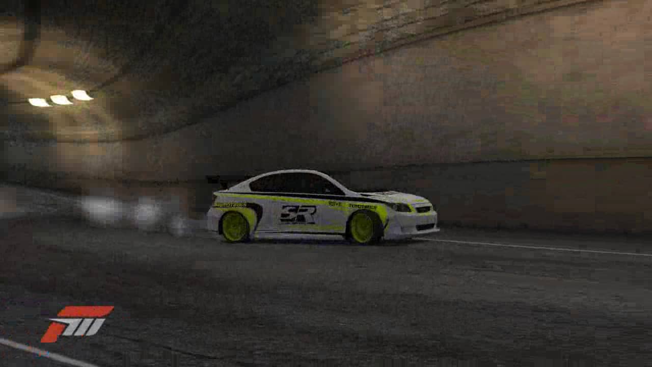 SBR Scion tC Drift Car (Ken Gushi Paint) Drifts through the Tunnel at ...