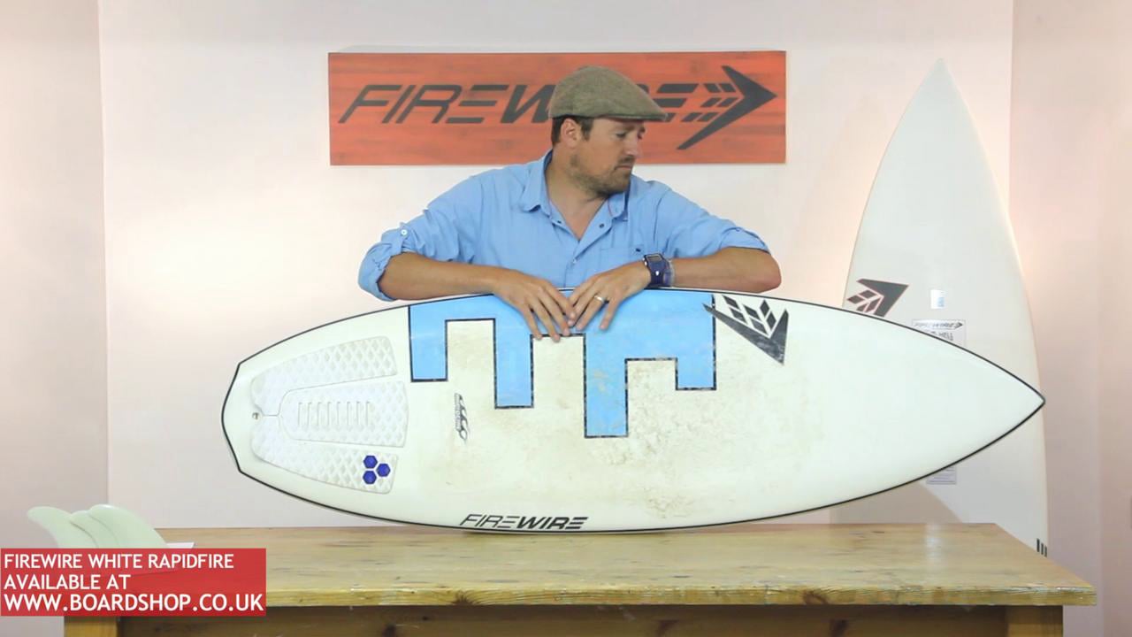Firewire White Rapidfire Surfboard on Vimeo