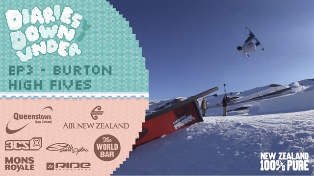 Diaries Downunder Episode 3 – Burton High Fives from Diaries Downunder