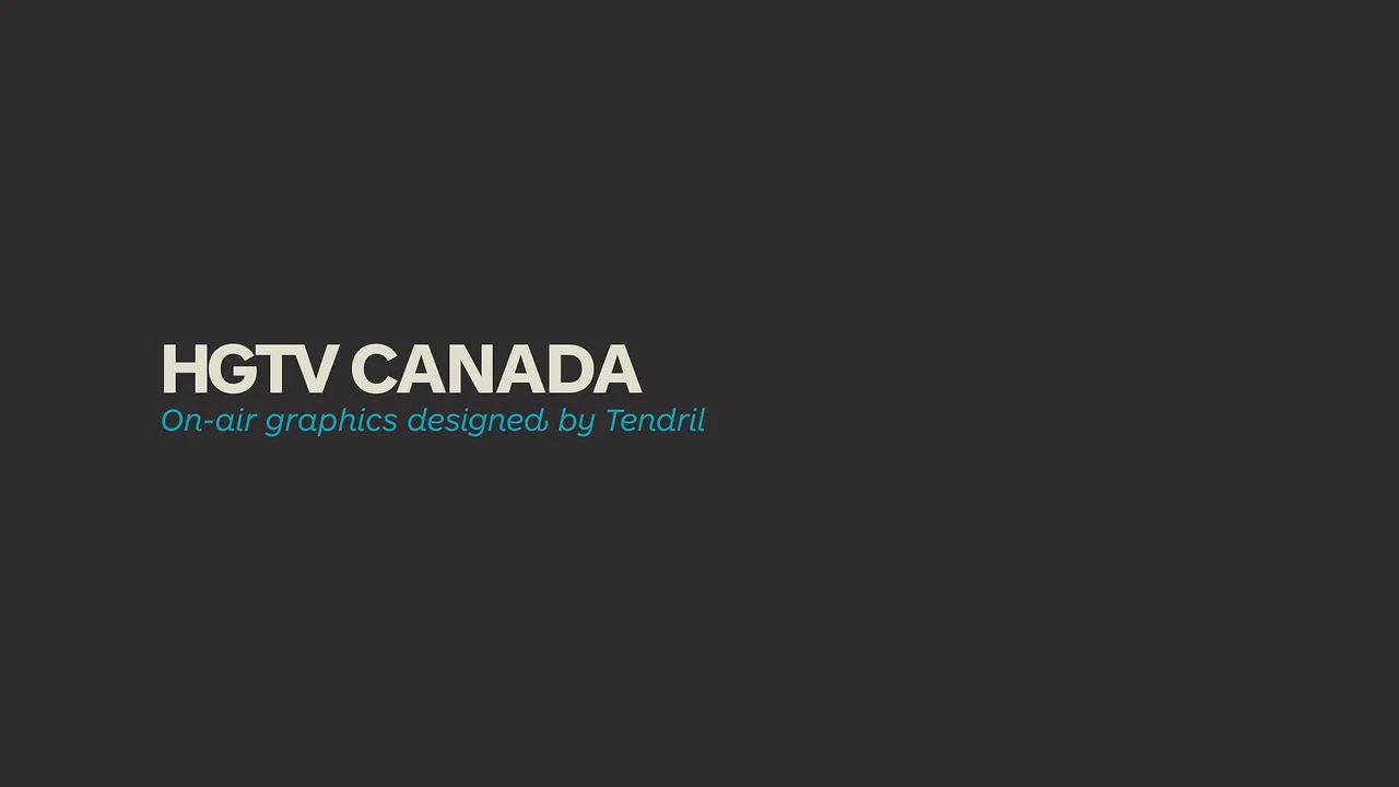 HGTV Canada Rebrand