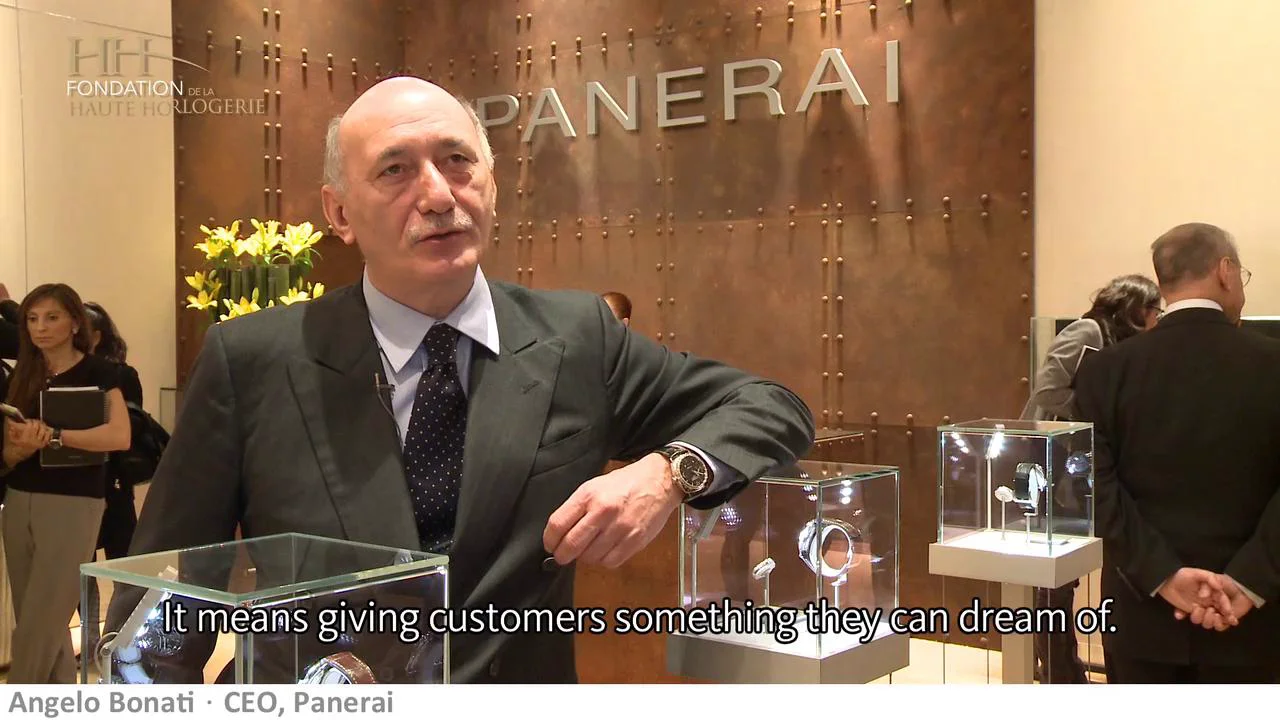 Entretien avec Angelo Bonati CEO d Officine Panerai