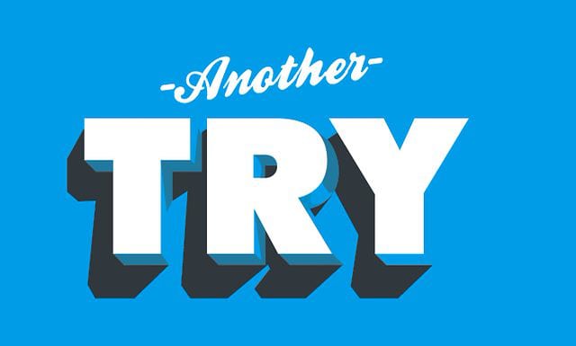 Try me meaning. Another try.