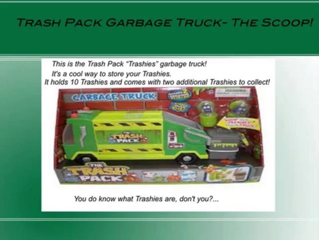 trash pack garbage truck