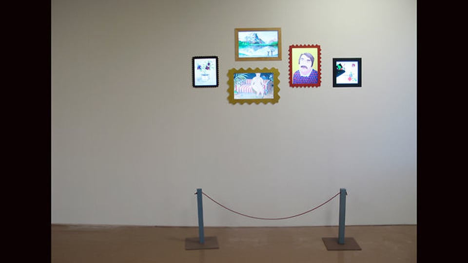 Screenshot of Five Moving Paintings