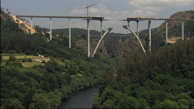 LAV Galicia. Viaducto sobre el río Ulla
