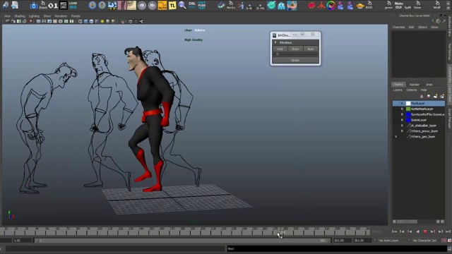 PART III. Bringing It All Together Animating a Character in After Effects  in 2D/3D Animation Tutorial on Vimeo