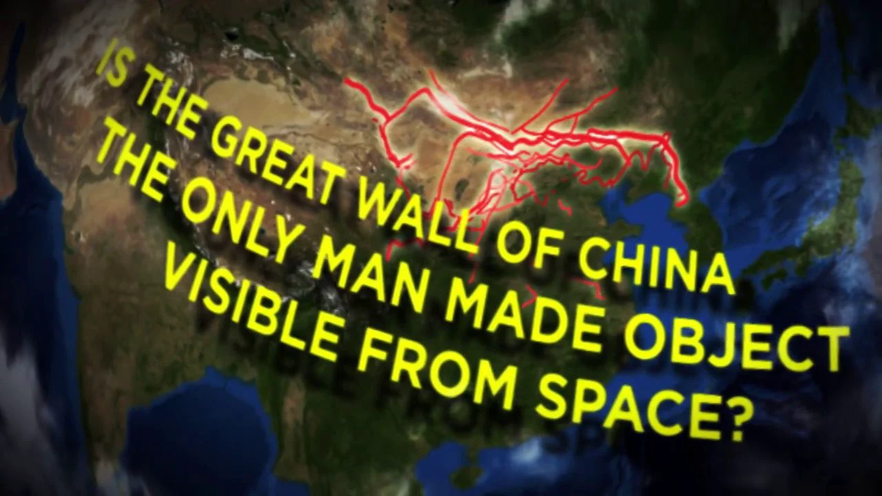 History ask history can you see the great wall from space on vimeo