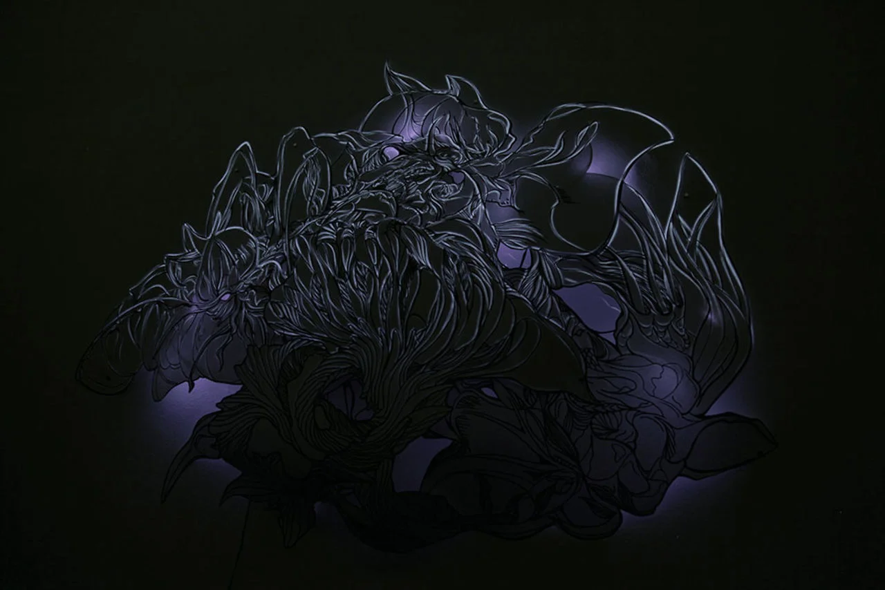 Sougwen Chung, Chiaroscuro (&Eacute;tude Op. 3, No.3), 2012