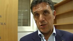 El Conseller Lluís Recoder a l'Escala