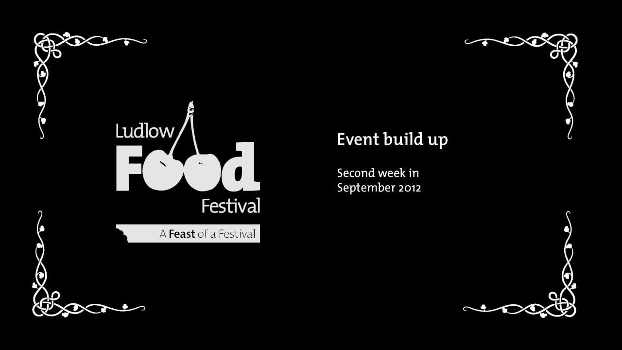 Ludlow Food Festival 2012 Timelapse on Vimeo