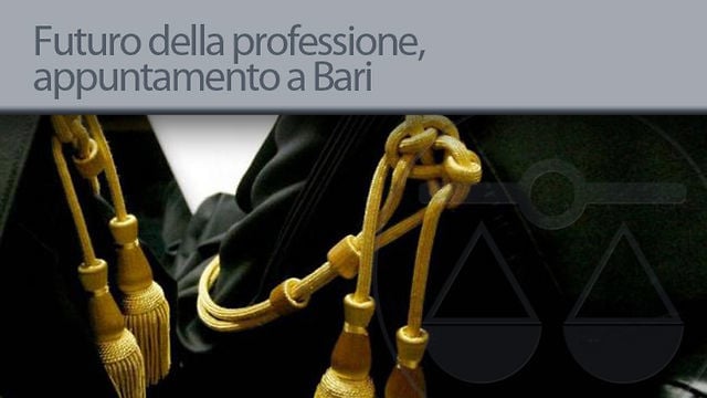 Il futuro della professione, appuntamento a Bari - 24/9/2012