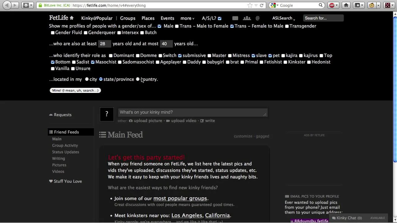 FetLife ASL Search Demo