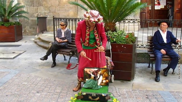 Gypsy Marionette, Old Town, Bilbao, Spain