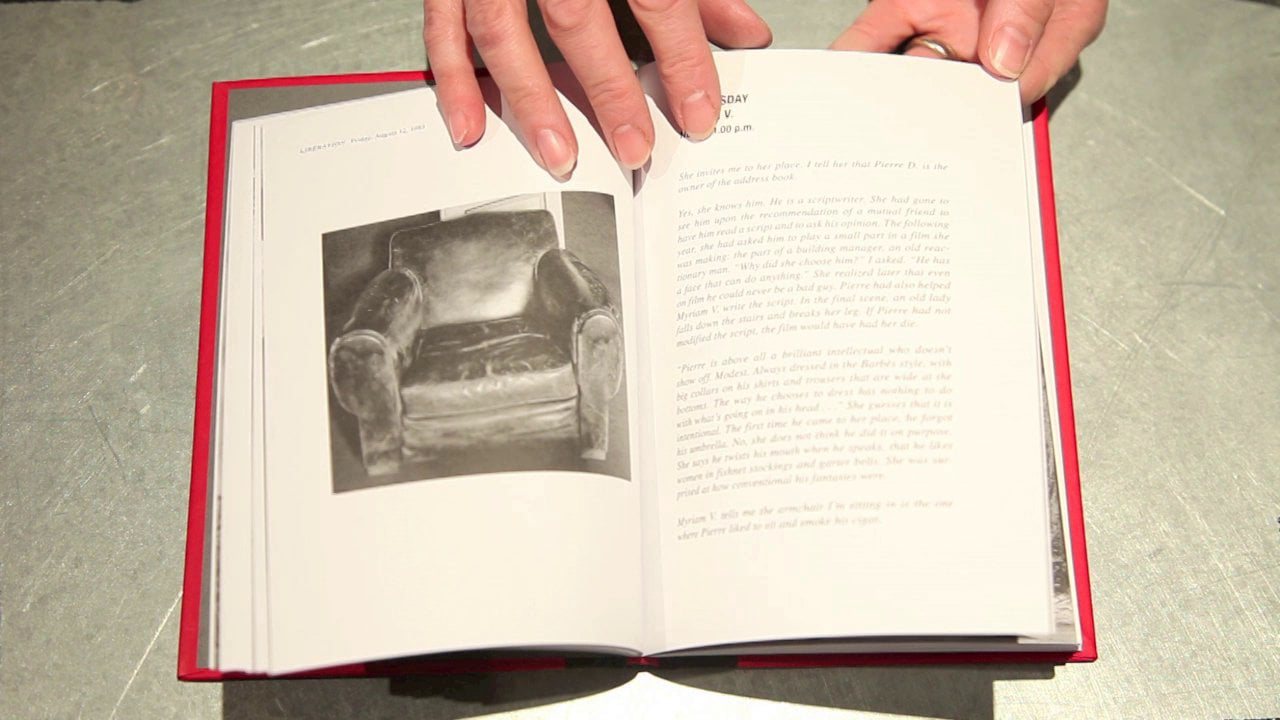 InPrint Photobook Video 3 The Address Book by Sophie Calle on Vimeo