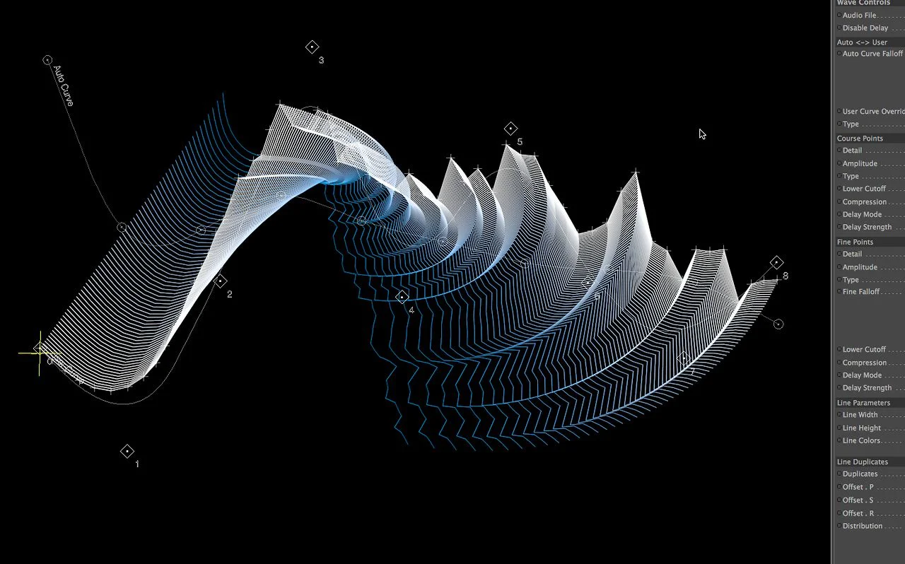 Cinema 4D Audio Waveform Rig