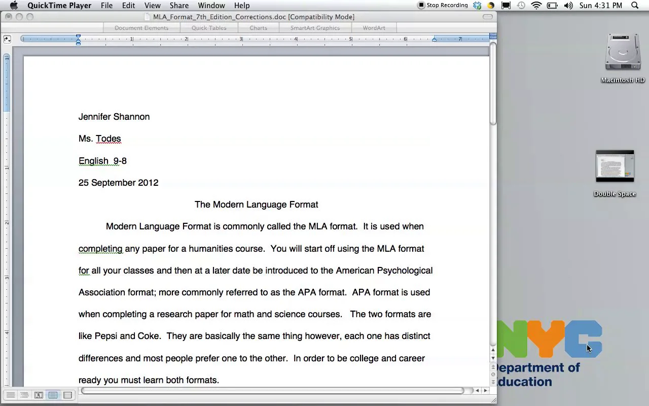 Mla format inserting a page number shannon 