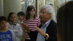 Visita a l'exposició de Lluís Roura