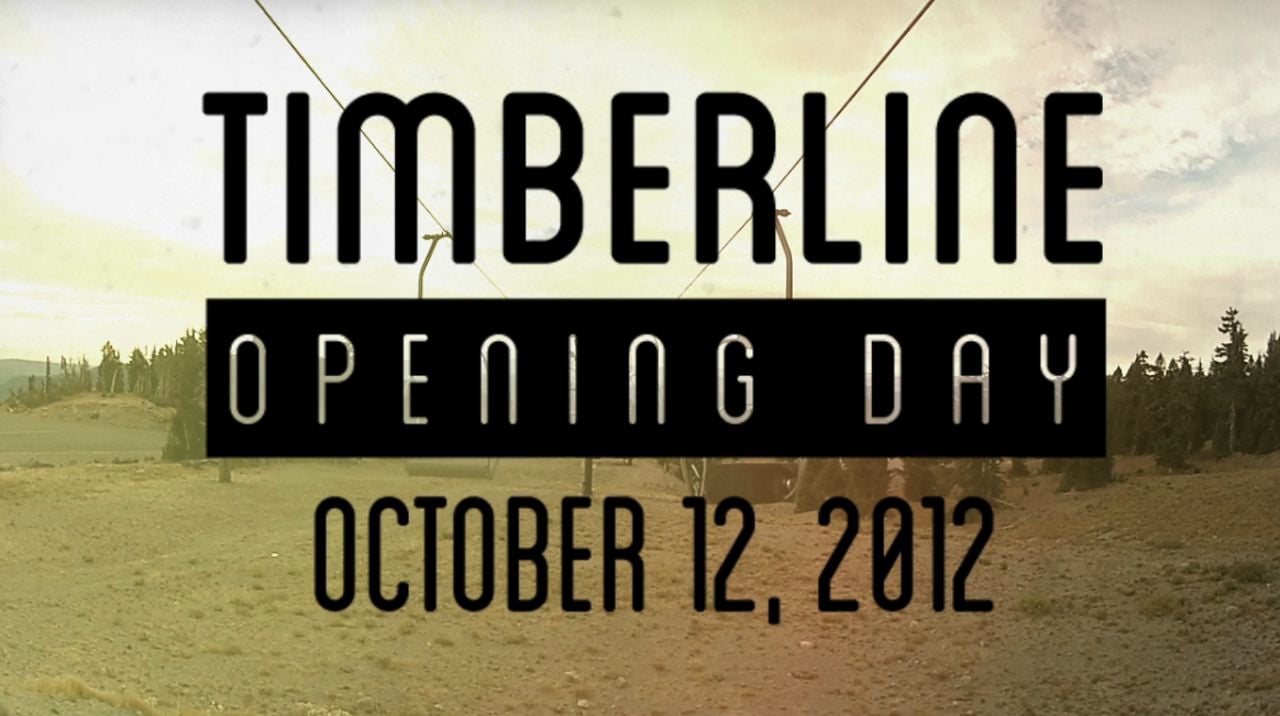 Timberline Opening Day 2012/13 on Vimeo