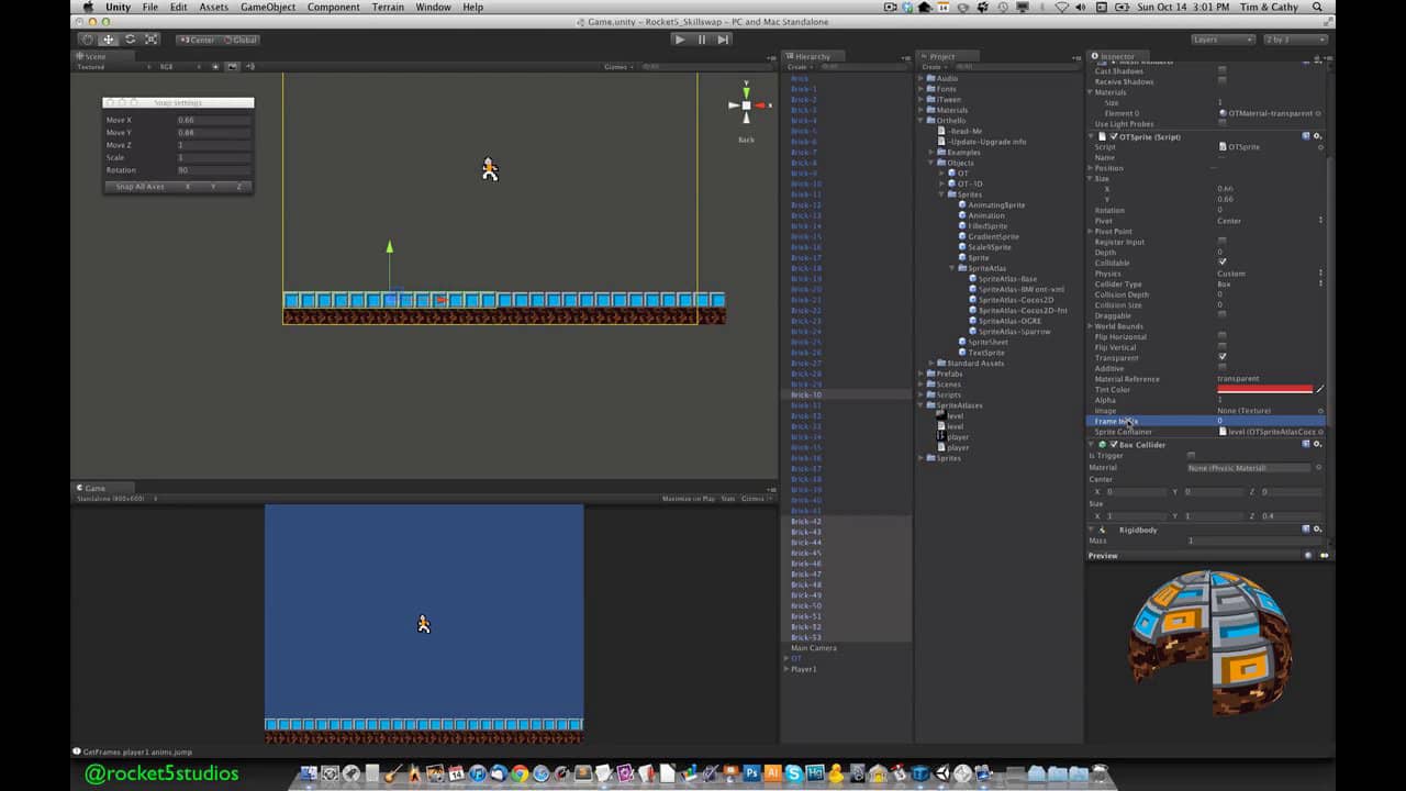 SkillSwap: Making A 2 Player 2D Game With Unity on Vimeo