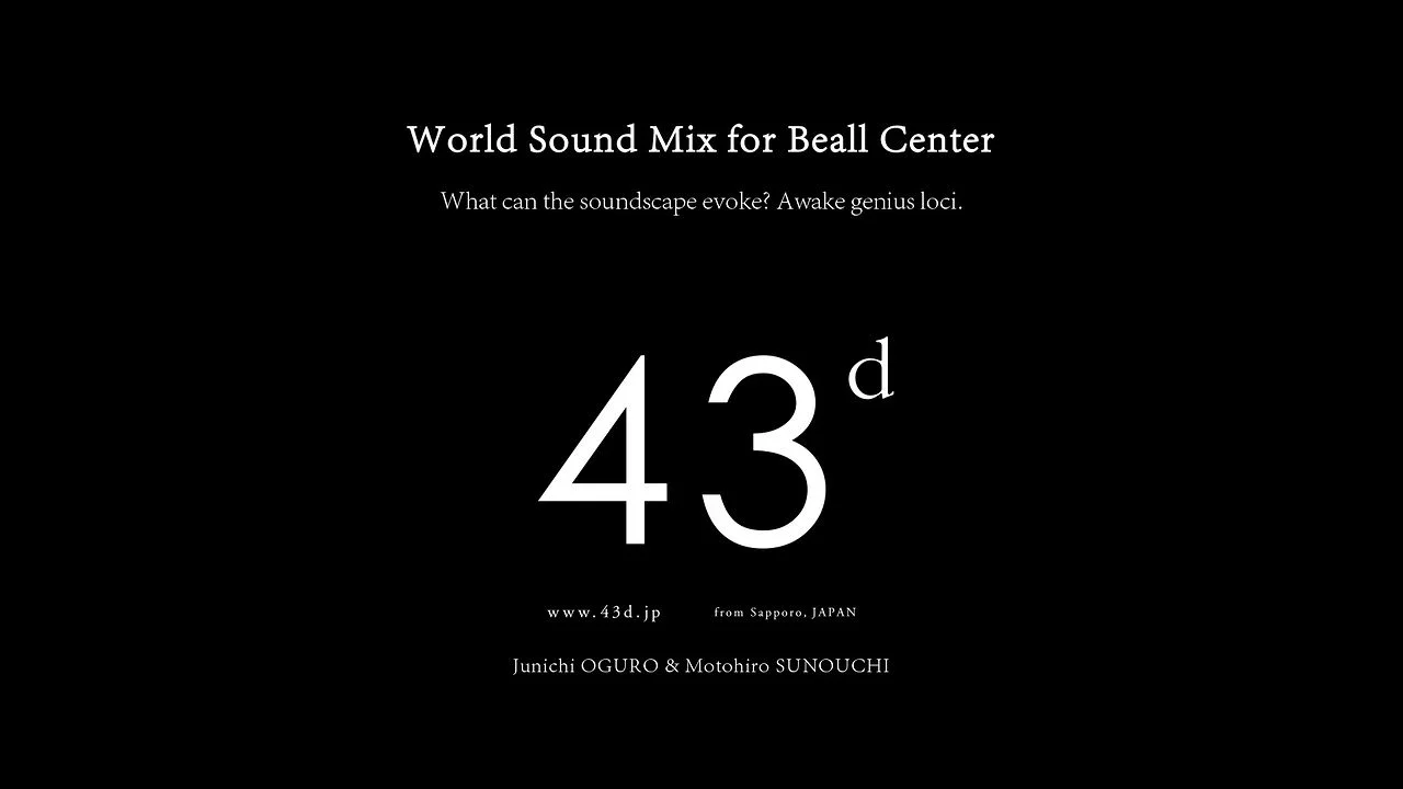 Opening Scene - World Sound Mix for Beall Center