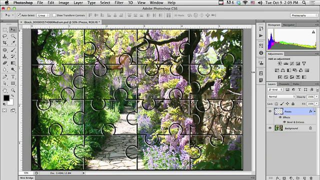 Create Instant Puzzle Pieces.