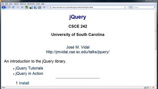 jQuery on Vimeo
