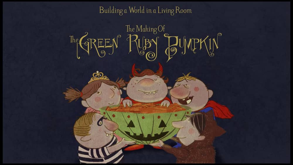 the making of the green ruby pumpkin 2d animation texture painting film art