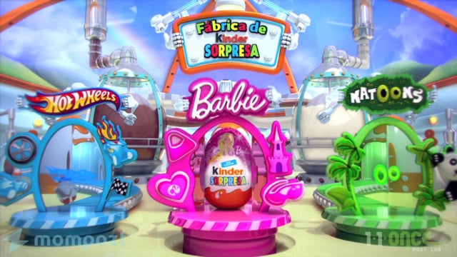 kinder barbie - 3d and motion graphics tv commercial