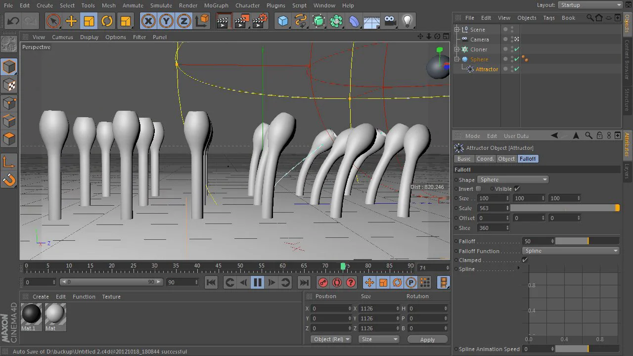 Cinema 4d R13 Mospline Attractor