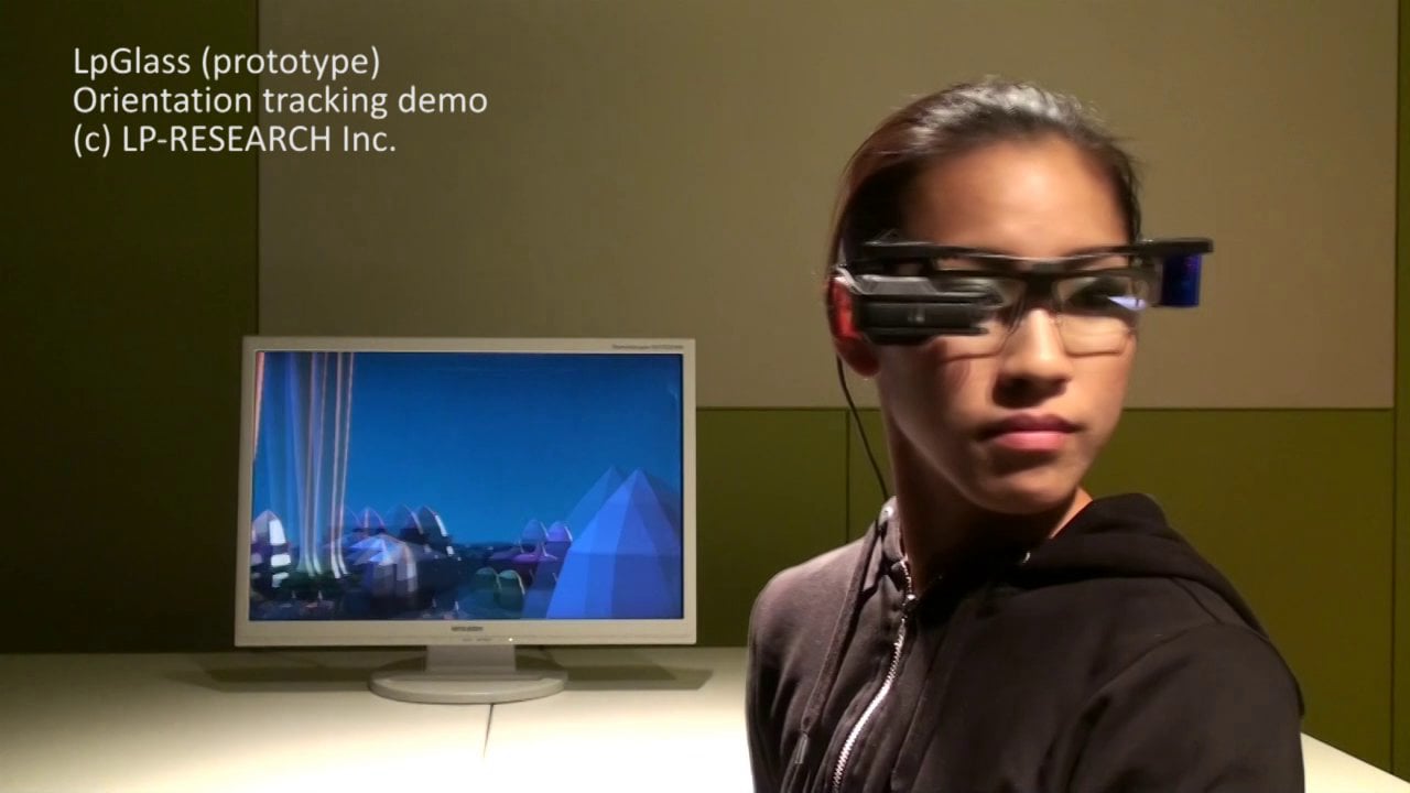 LP-RESEARCH - LpGlass Prototype Orientation Tracking Demo on Vimeo