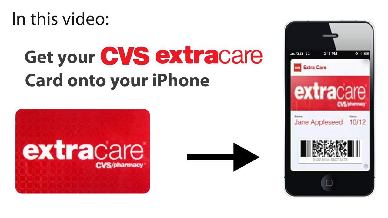 How To Turn A CVS Extracare Card Into Passbook Pass Using PassPages On ...