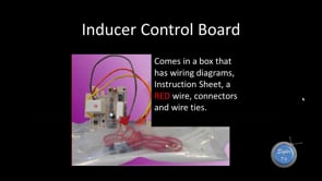 Inducer Control Board - Red Wire