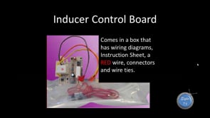 Inducer Control Board - Red Wire