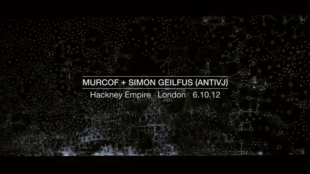 Screenshot of Alpha-ville LIVE presents Murcof + Simon Geilfus, AntiVJ