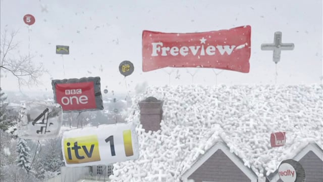 Freeview 'Snowing Balloons'
