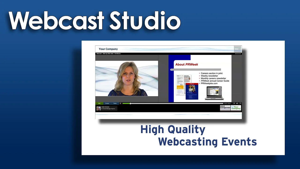 Webcast Studio on Vimeo