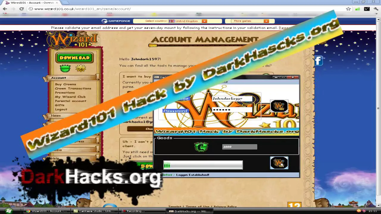 Wizard101 Hack V5.6b [Crowns][Generator][Updated] Download 2012 [HD]