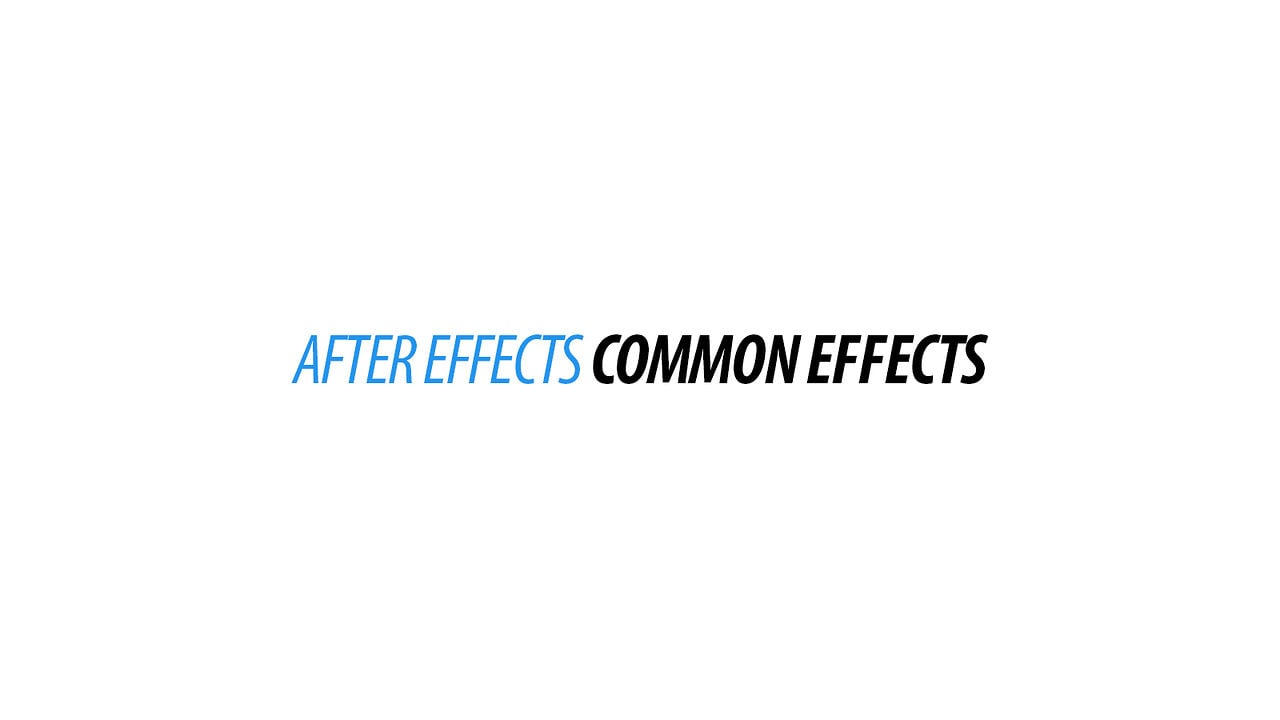 30 Days After Effects - Common Effects on Vimeo