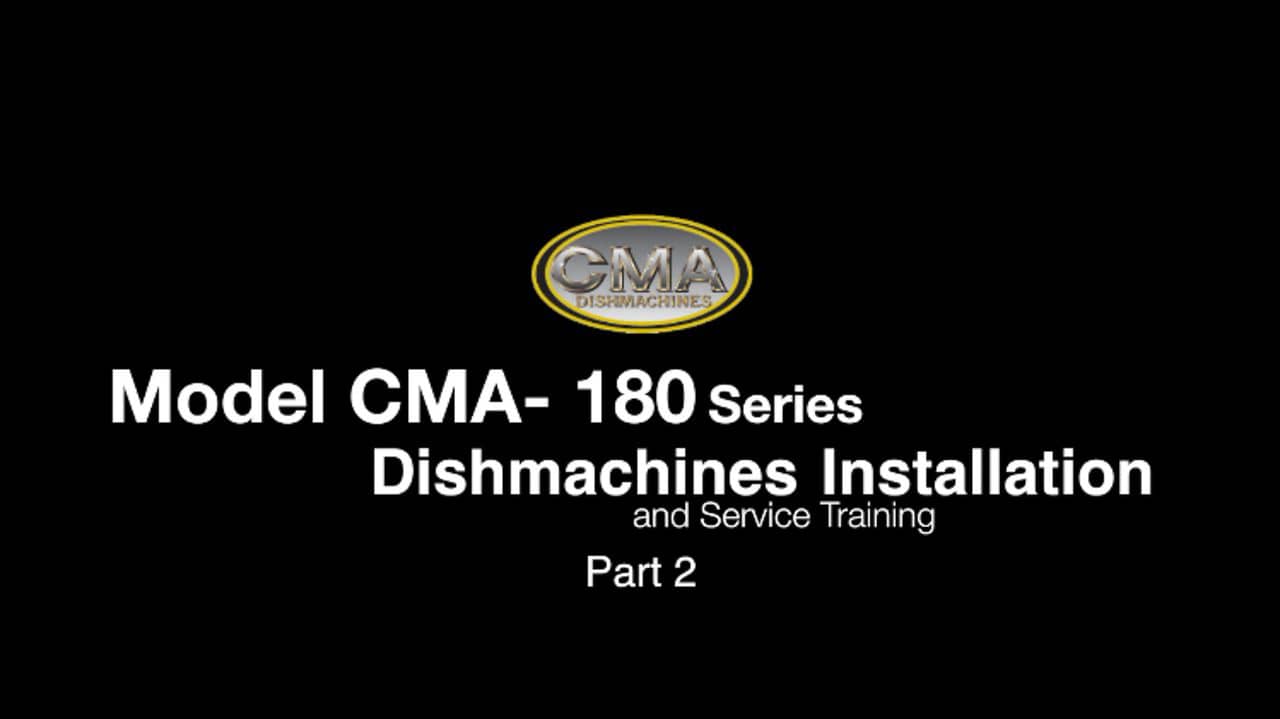 CMA Model 180 Upright Series Installation And Service Video Part 2 On Vimeo