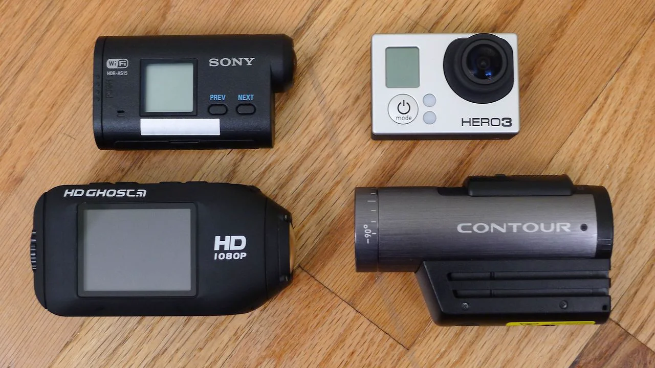 Hero 3 Black vs Contour+2 vs Sony Action Cam vs Drift Ghost