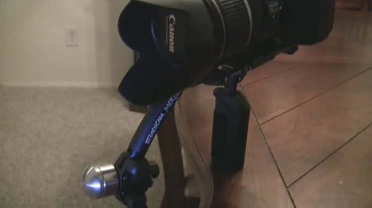 Steadicam Merlin setup with Canon 7D & 17- 55mm f2.8 lens