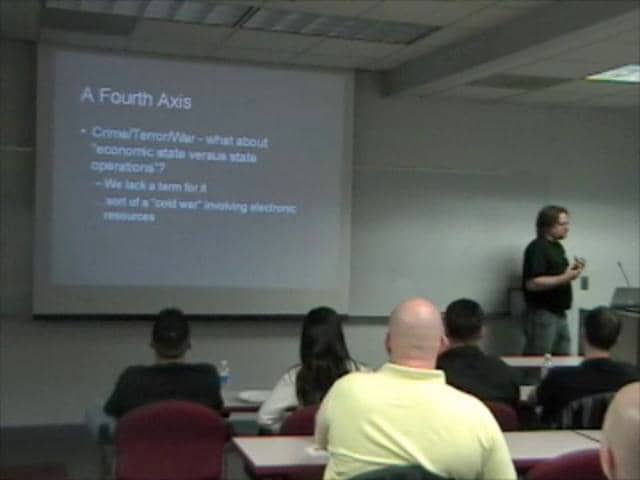 DojoSec Monthly Briefings - March 2009 - Marcus J. Ranum on Vimeo