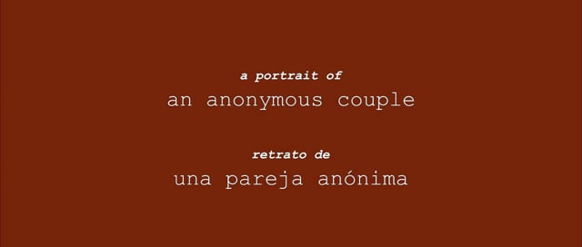 A PORTRAIT OF AN ANONYMOUS COUPLE