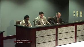 Plan Commission - December 17, 2012