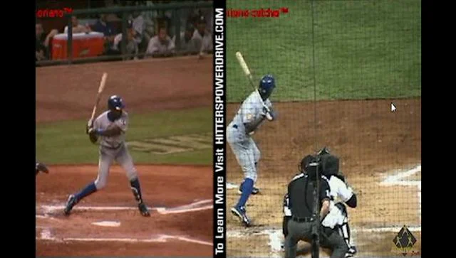 Baseball Swing Analysis Alfonso Soriano side and back on Vimeo