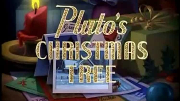 Pluto's christmas deals tree