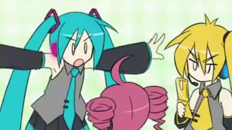 hatsune miku triple baka gif