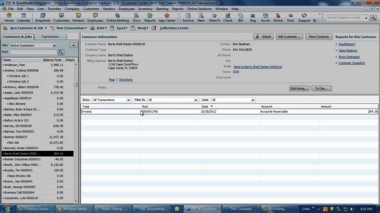 QuickBooks Integration Essentials Posting ESC Invoices to QuickBooks
