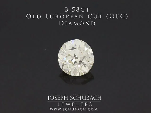 Old european cut diamond on sale value