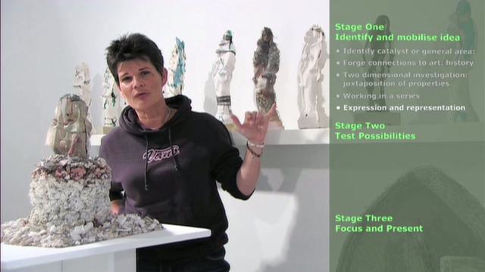 Making the Creative Process Visible - Full Films: Rebecca Kindred BA Ceramics 2008